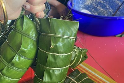 Hội Thi Trải nghiệm gói bánh vui Tết cổ truyền